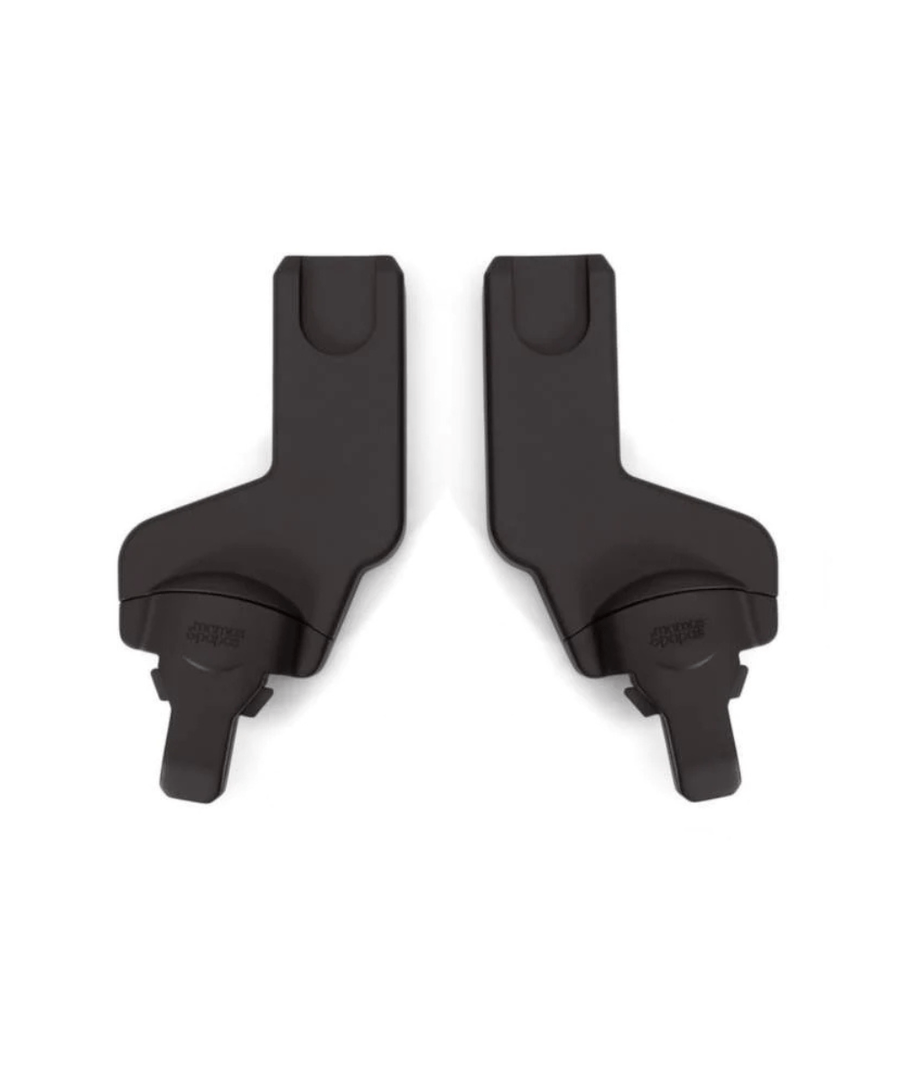 Car seat adaptors for Armadillo Flip XT and Ocarro Maxi-Cosi, pair of dark brackets