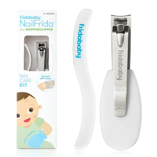 Baby NailFrida nail snipper clipper set with protective safety hole, stainless steel