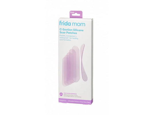 frida mom C-Section silicone scar patches box with purple patch graphics