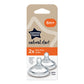 Natural Start baby bottle teats, 6m+, fast flow, 2 pack
