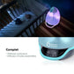 Hygro(+) baby humidifier with purple glow top and digital front panel display