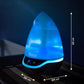 Hygro(+) baby humidifier blue mist device with size arrows, 34 cm and 24–26 cm
