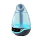 Hygro(+) baby humidifier light blue top and dark base with blue LED control panel