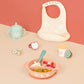 LEARN'ISY baby meal kit tray set with bib, cup, bowl, and utensils