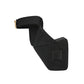 Newborn baby carrier reducer, black fabric panel with Velcro tab
