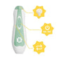Electric nail trimmer device with mint top and power, on/off, direction controls