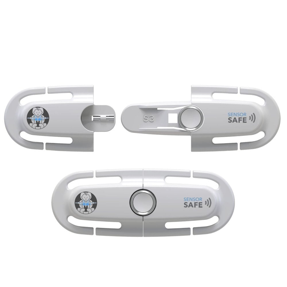 Phone safety dock with circular sensor control, speaker slots, and side handle details