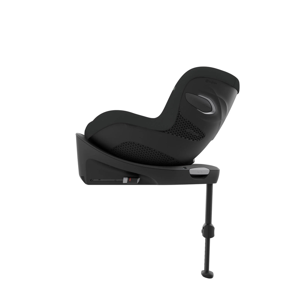 Cybex Sirona G i-Size infant car seat in Moon Black, with headrest and base