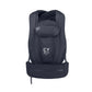 Dark blue baby carrier backpack with mesh panel, front flap, and CY BEX logo
