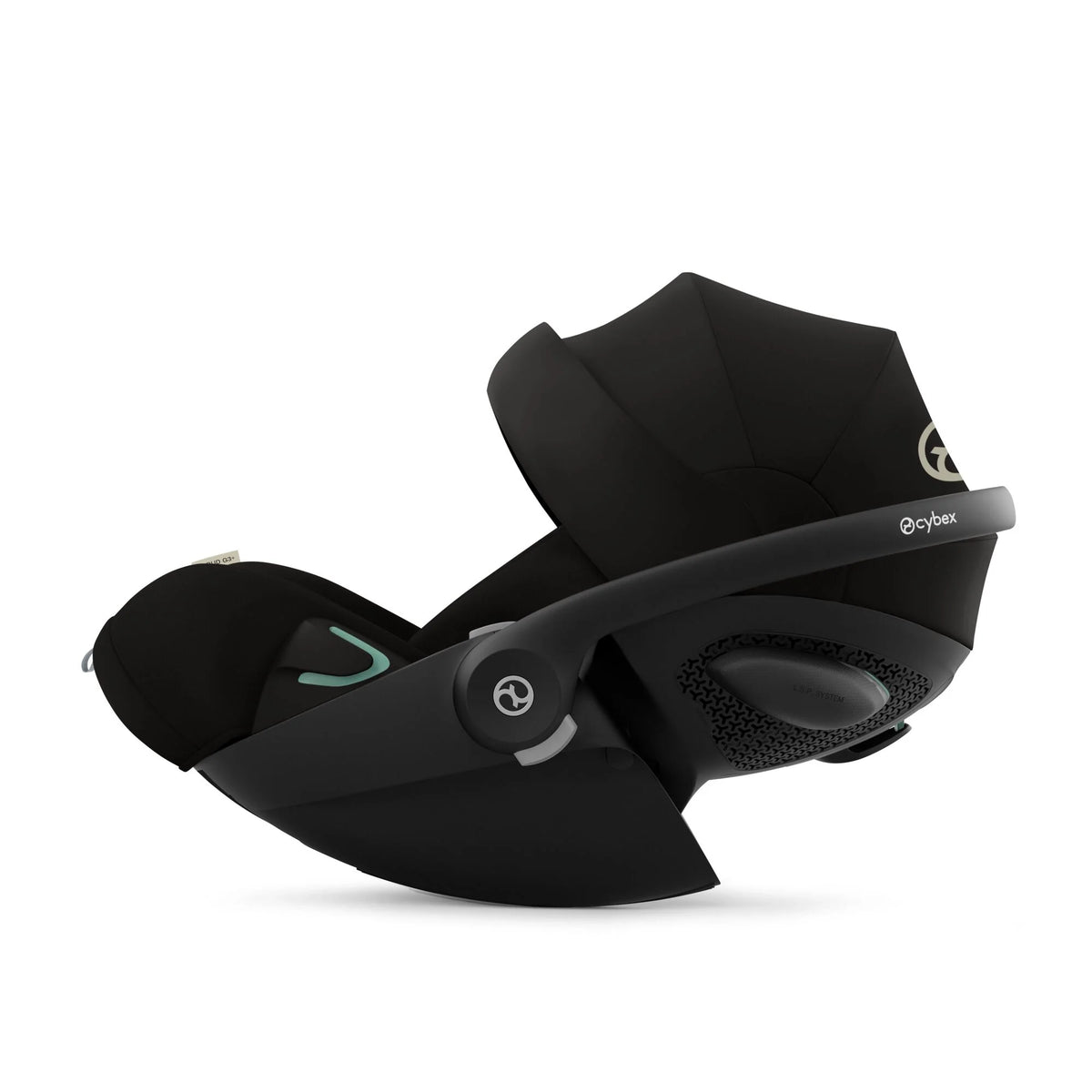 Black Cybex Cloud G3 car seat with side impact shield and ventilation