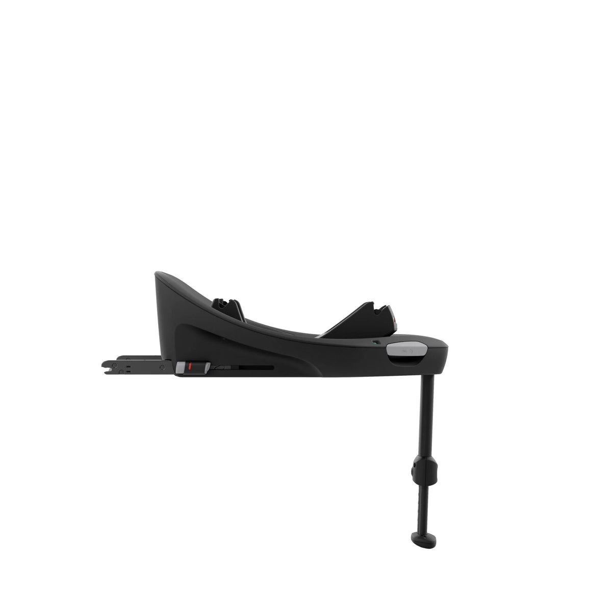 Cybex Base G3 black car seat base with support leg and adjustment handle