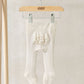 White frilly bum tights with layered ruffle detail