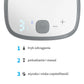 Breast pump spare parts control panel with mode button, display, and icons