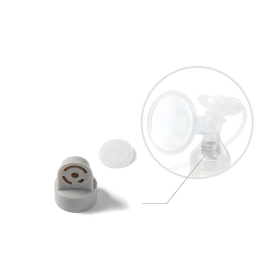 Breast pump silicone tube spare parts kit with valve and connectors