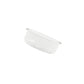 Breast pump membrane/valve insert, transparent oval replacement part