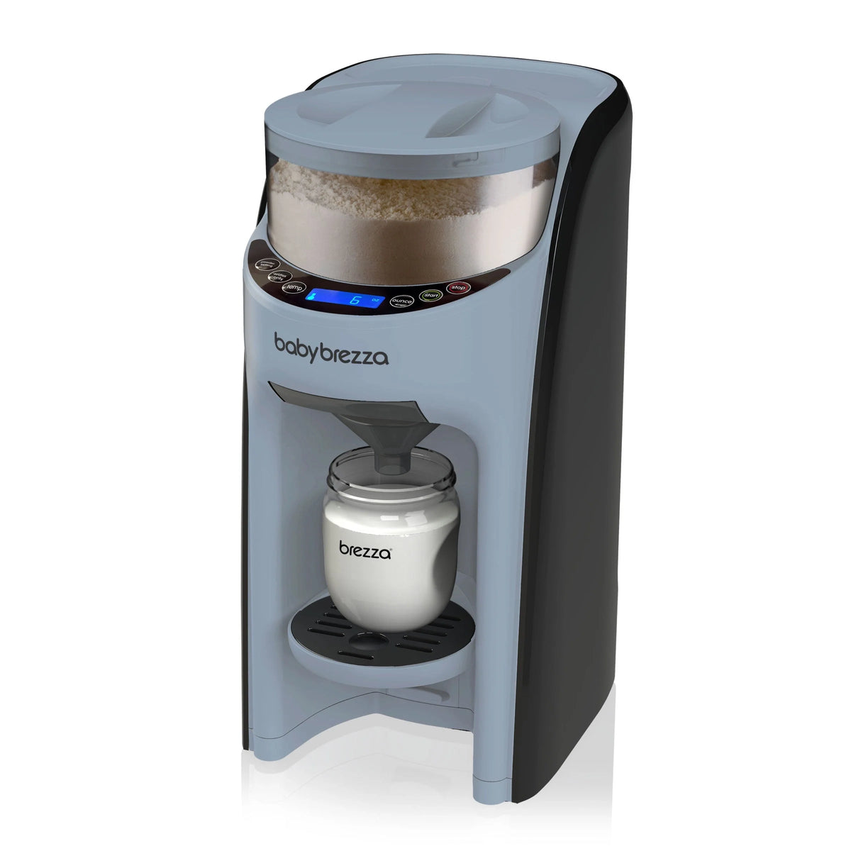 Blue formula dispenser with top tank and internal mixing chamber