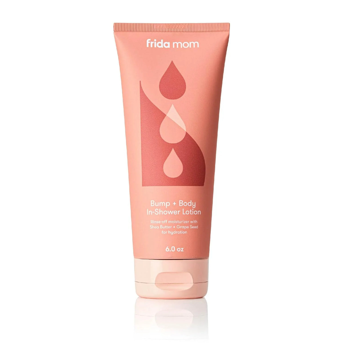Fidia mom in-shower body lotion tube, peach-pink