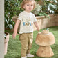 Tan utility joggers with cargo pockets and elastic cuffs