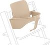 Baby high chair set in desert sand with seat and back cushion
