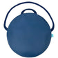 Navy rounded baby pop-up play tent with two loop handles