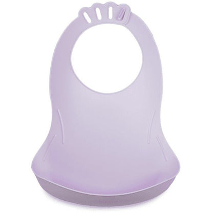 Bibou bib with catcher, lilac