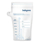 Breast milk storage bag with babyono logo, max 180 ml and fill level marks
