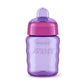 Purple spout cup with magenta lid, PHILIPS AVENT branding on front