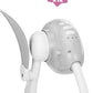White motor housing for baby swing hammock with control panel details