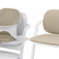 Chair inlay cushion, beige seat and back with side arms