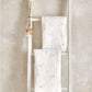 Cotbed fitted sheets (2-pack) in white with small space dots and moon motifs