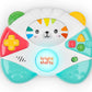 Baby game controller toy with tiger face, colorful buttons, and light center