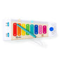 Hape Magic Touch xylophone with multicolor keys and green mallet, touch-activated lights