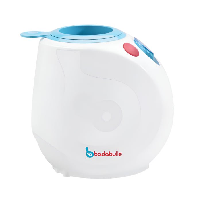 Bababulle white car bottle warmer with blue heating top