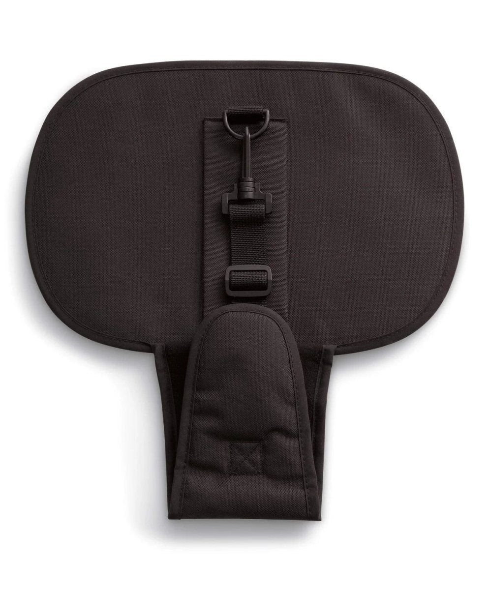 Black baby car mirror rear cover with adjustable buckle strap and hanging clip