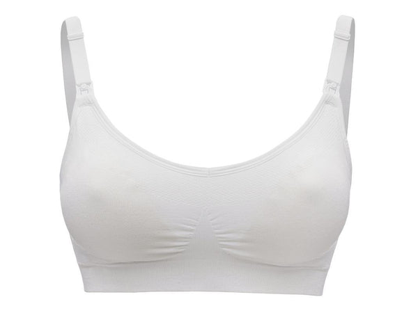 Keep Cool Ultra White medium bra with wide straps and molded cups