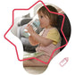 Kids straw water bottle: child drinking through straw from clear cat print bottle