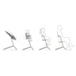 4-in-1 high chair in light gray, showing multiple usable recline and use positions