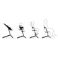 4-in-1 high chair, silhouettes showing recline and tray positions