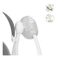 Infant swing motor unit on white stand with control buttons