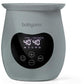 Grey babyono bottle warmer with heart-shaped digital control panel and LED display