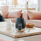 NutriSmart Nomad bottle warmer, dark navy body and white base with control panel