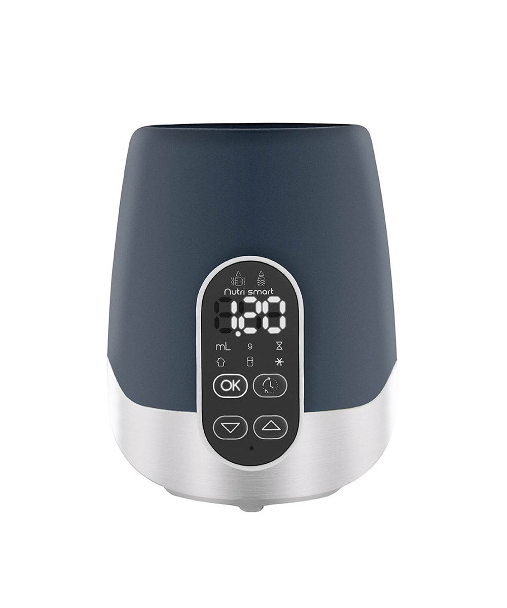 NutriSmart Nomad bottle warmer, dark navy top with digital control display