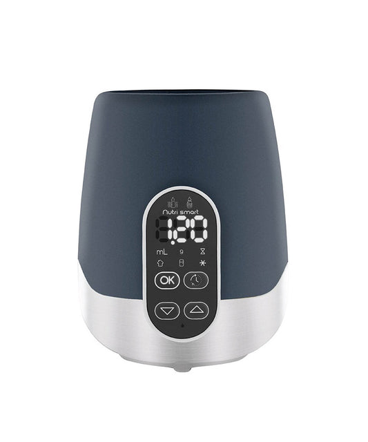 NutriSmart Nomad bottle warmer, dark navy top with digital control display