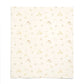 Cream 25 tog quilt with small jungle animal print, flat top view