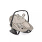 2-in-1 swing rocker infant seat, speckled beige fabric and black frame