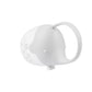 White elephant-shaped soother case with handle and star pattern