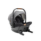 Sprint ISOFIX car seat, gray fabric with black frame and canopy, harness straps