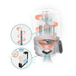 Steam sterilizer and dryer with air filter module diagram, dome lid and dark base