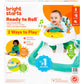 Product box for Bright Starts Ready to Roll activity walker with child illustration