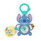Stitch tummy tumble activity toy with teal handle, blue character body, mirror center